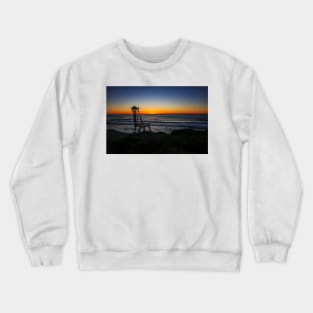 Chair Over Looking The Pacific Ocean Crewneck Sweatshirt